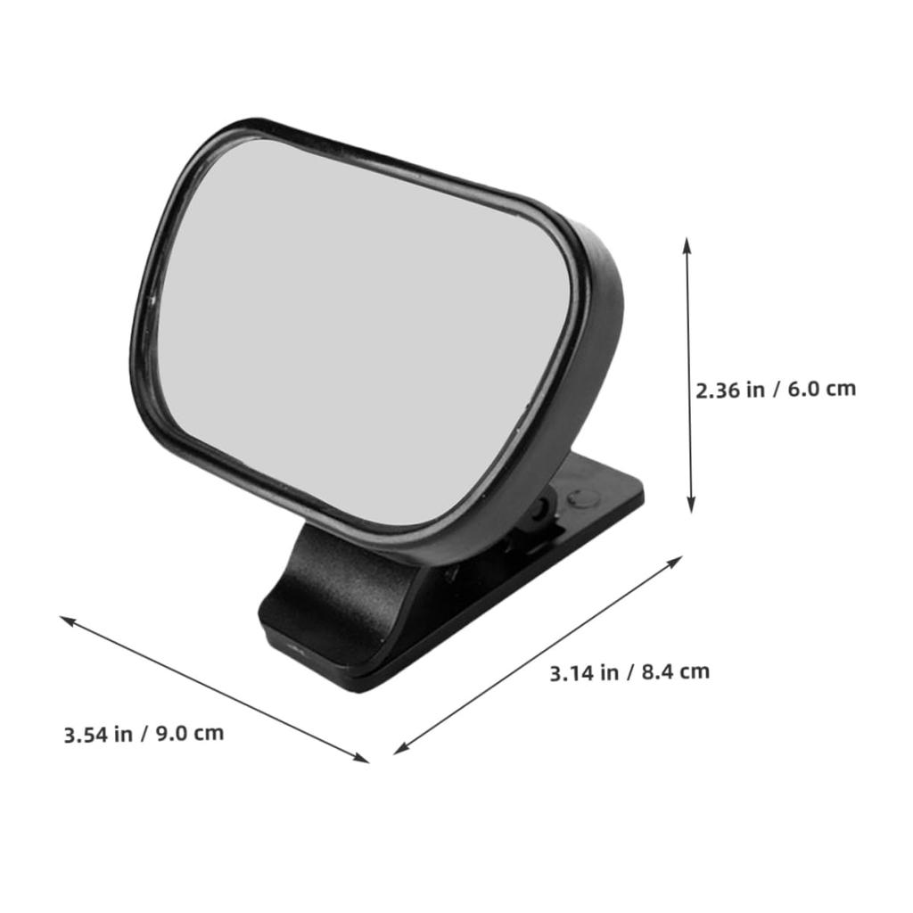 UKCOCO Observation Mirror Squeegee Car Interior Rearview Mirror Facing Car Vanity Mirror Rear Camera