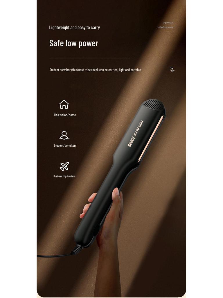 Lockenstab und Glätteisen mit doppeltem Verwendungszweck – Keramik, schont die Haare, automatisch, für den Heim- und Friseurgebrauch, kompakte Größe