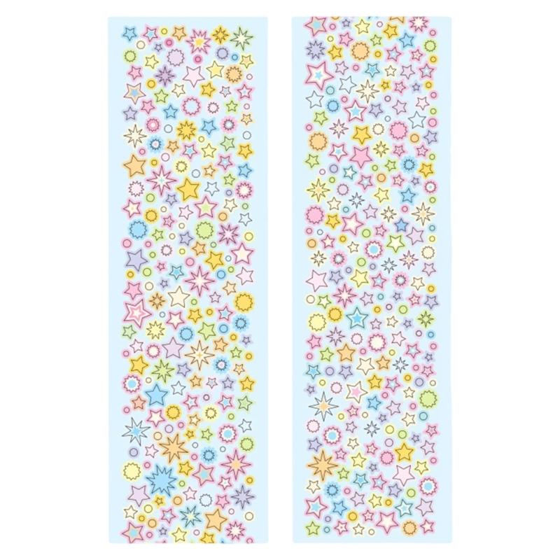 

Lovely Decorative Tape Starry Skies Series Washis Tape Masking Tape Hand Account Tape for Journaling Phone Scrapbooking