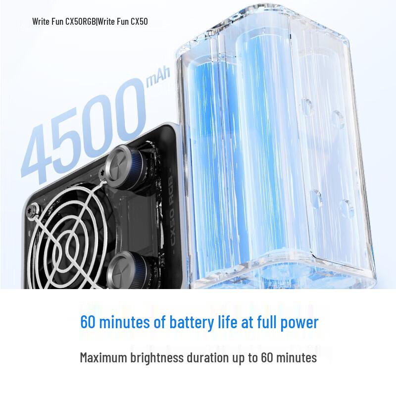 ZHIYUN CX50RGB Portable Bi-Color Full-Color LED Video Light