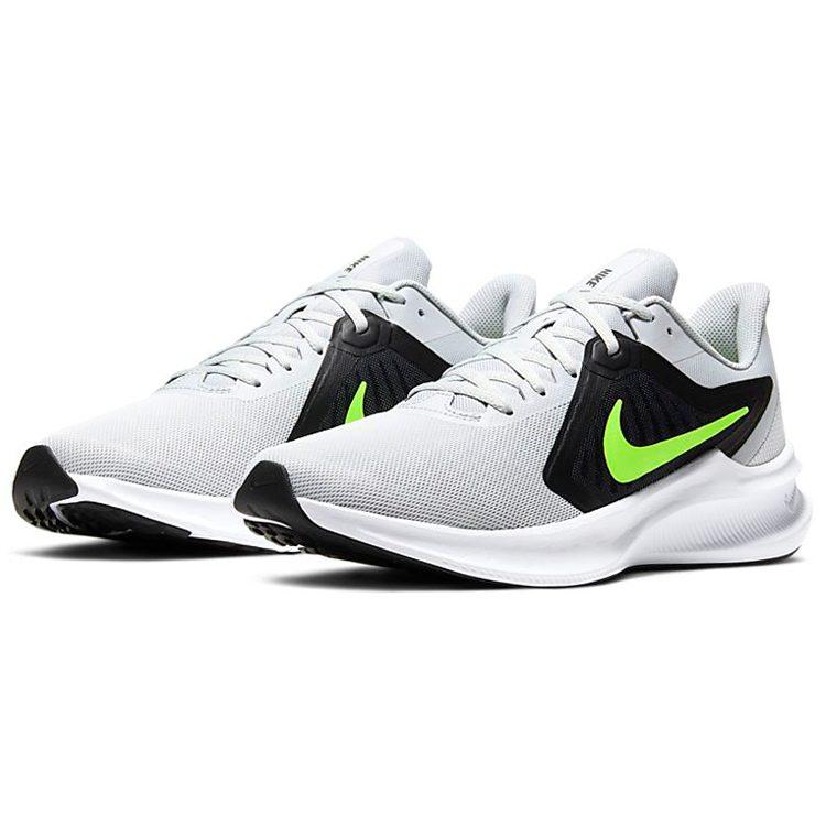 Nike Downshifter 10 Grau/Schwarz/Grün CI9981-005
