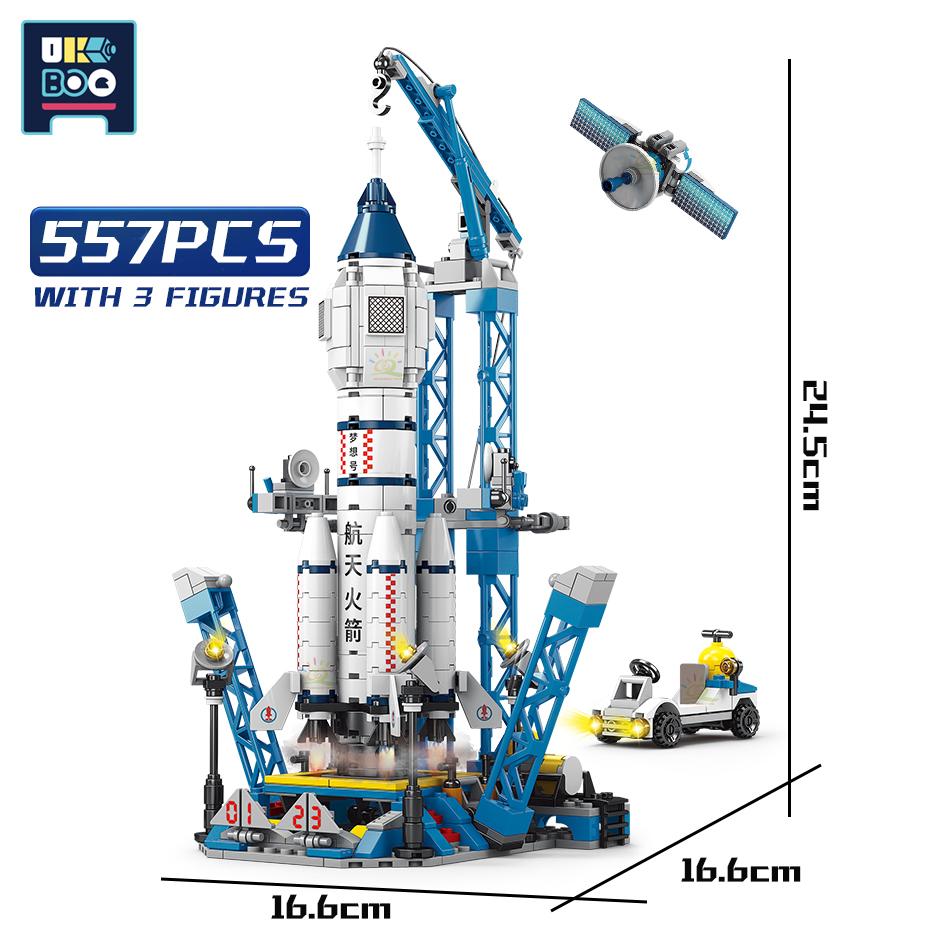 UKBOO Aviation Series Space Shuttle Aerospace Spaceship Carrier Rocket Building Blocks City Classic Model Bricks Childrens