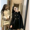 2024 Women's British Style Woolen Cape Coat - Autumn/Winter Shawl, Korean-Inspired Loose Fit