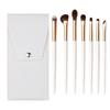 7Pcs Natural Eye Makeup Brushes Set Detail Eyeshadow Brush Makeup Brush Green Ultra Soft Eyeshadow Eyeliner Makeup Tool