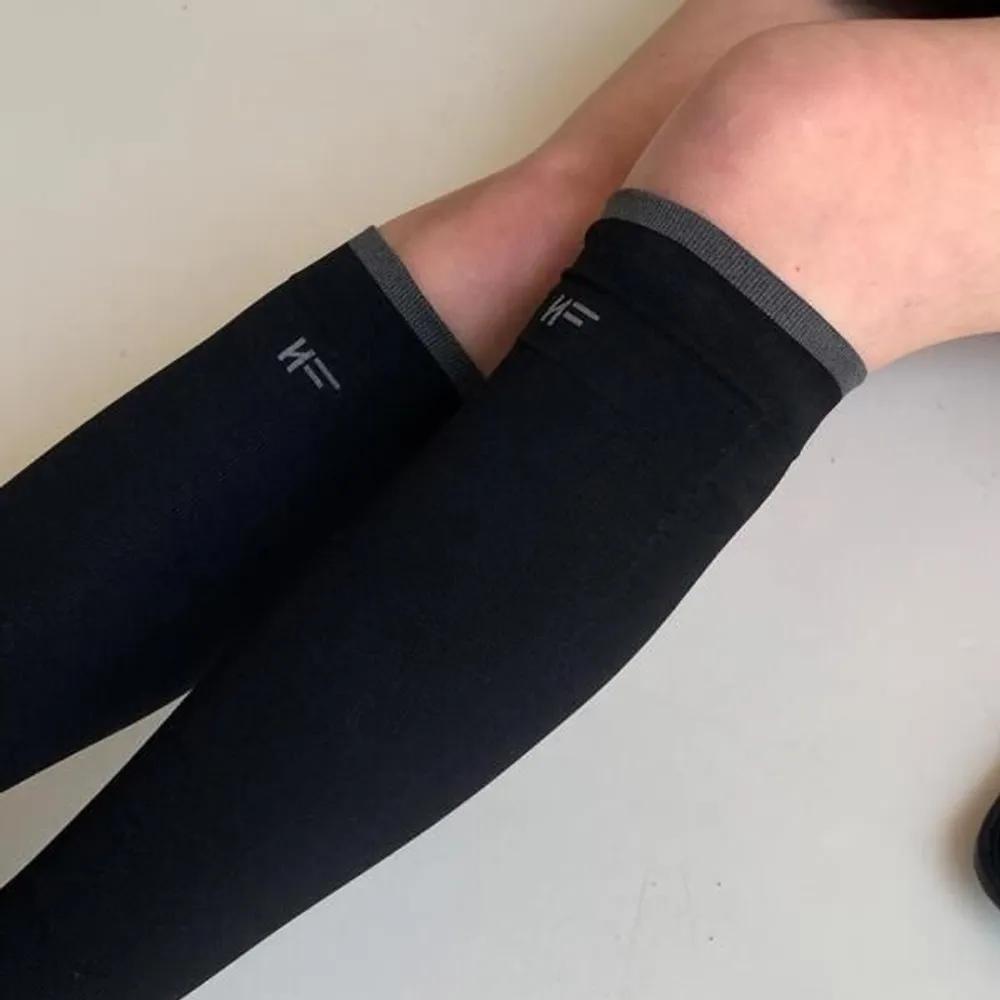 Women's Sporty Embroidered Knee-High Socks Compression Spandex