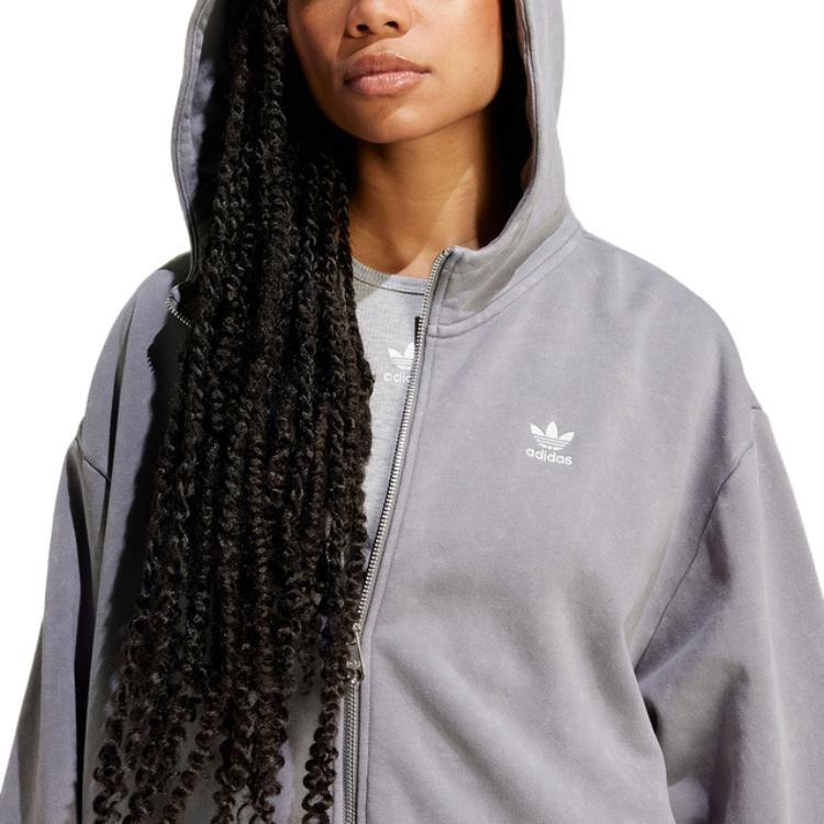 adidas Originals Säuregewaschene Jacken & Mäntel Damen Grau IY8039