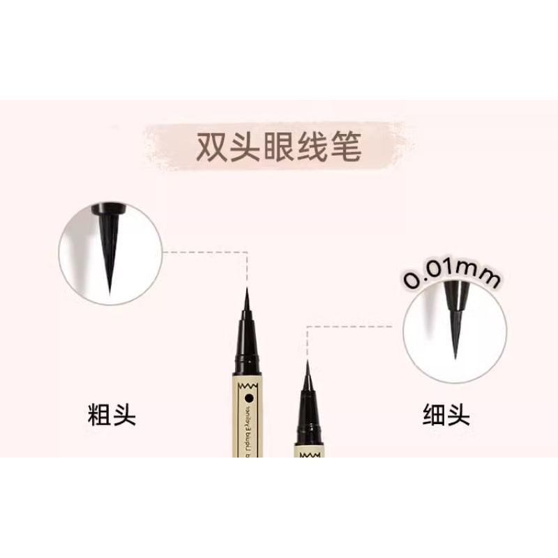 Fidoo - Double Head Liquid Eyeliner - 4 Colors