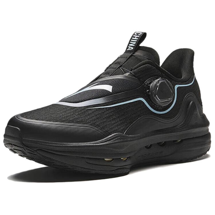 New Anta Anti Slip Wear Resistant Low Top Training Running Shoes Women's Black 122345508A-4