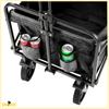 Sunshine beach stroller black foldable tourist beach trailer 100kg
