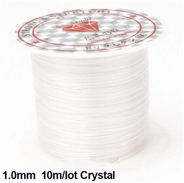 

100M/Roll Plastic Crystal DIY Beading Stretch Cords Elastic Line Jewelry Making Supply Wire String Jewelry Thread String Threads