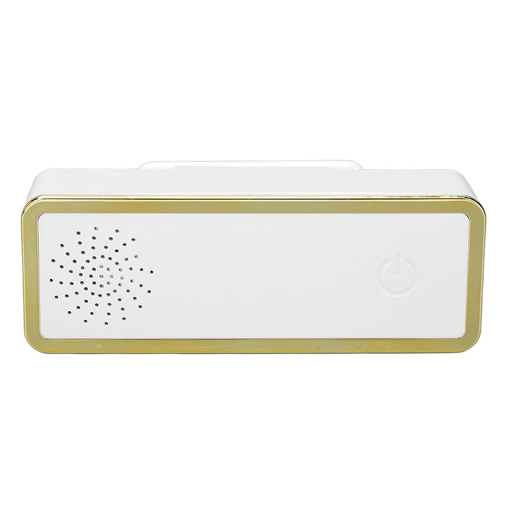 Air Ionizers Rechargeable Mini Portable Moisture Proof Odor Removal LED Air Cleaner for Closet Shoe Cabinet White