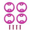4Pcs/pack Cycling Pedal Accessories Bike Pedal Replacements Alloy Bicycles Foot Pedal Reinforcements Plates