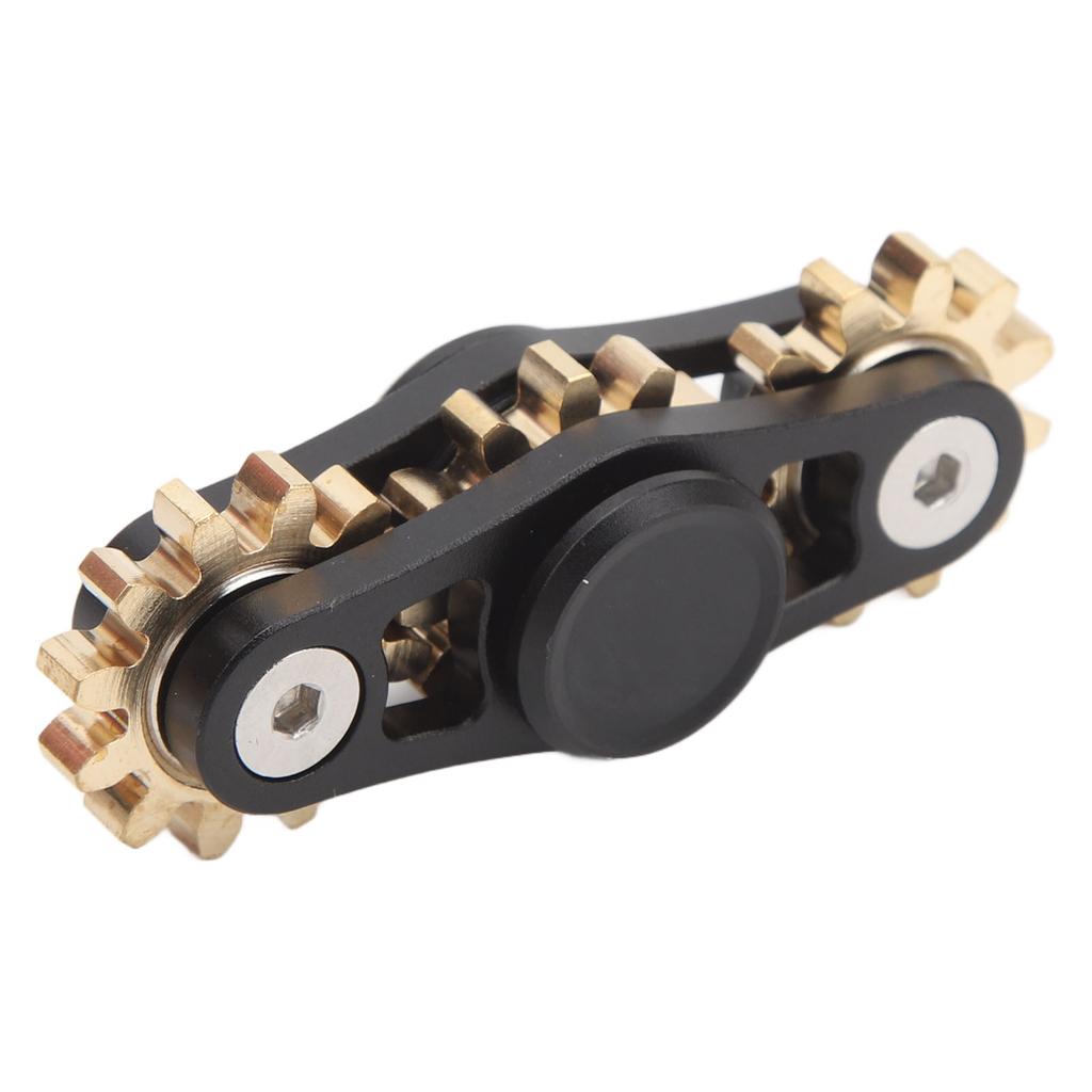 Gears Linkage Rotating Toy Kid Adult Metal ADHD Anxiety Stress Relief Bearing Finger Rotating Toy