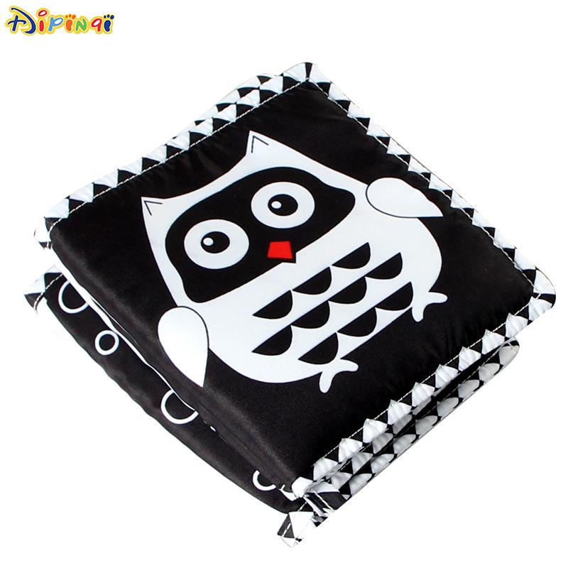 Aipinqi Black & White Crib Bumper Tear-Resistant Teething Book