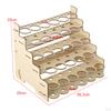 Craft Paint & Brush Organizer Rack, Holds Up To Bottles and Brushes ,
