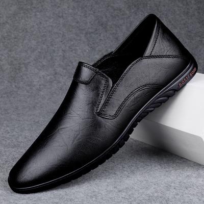 High Quality Mens Loafers Genuine Leather Men Casual Walking Shoes Handmade Mens Slip On Shoes Male Comfortable Outdoor Flats