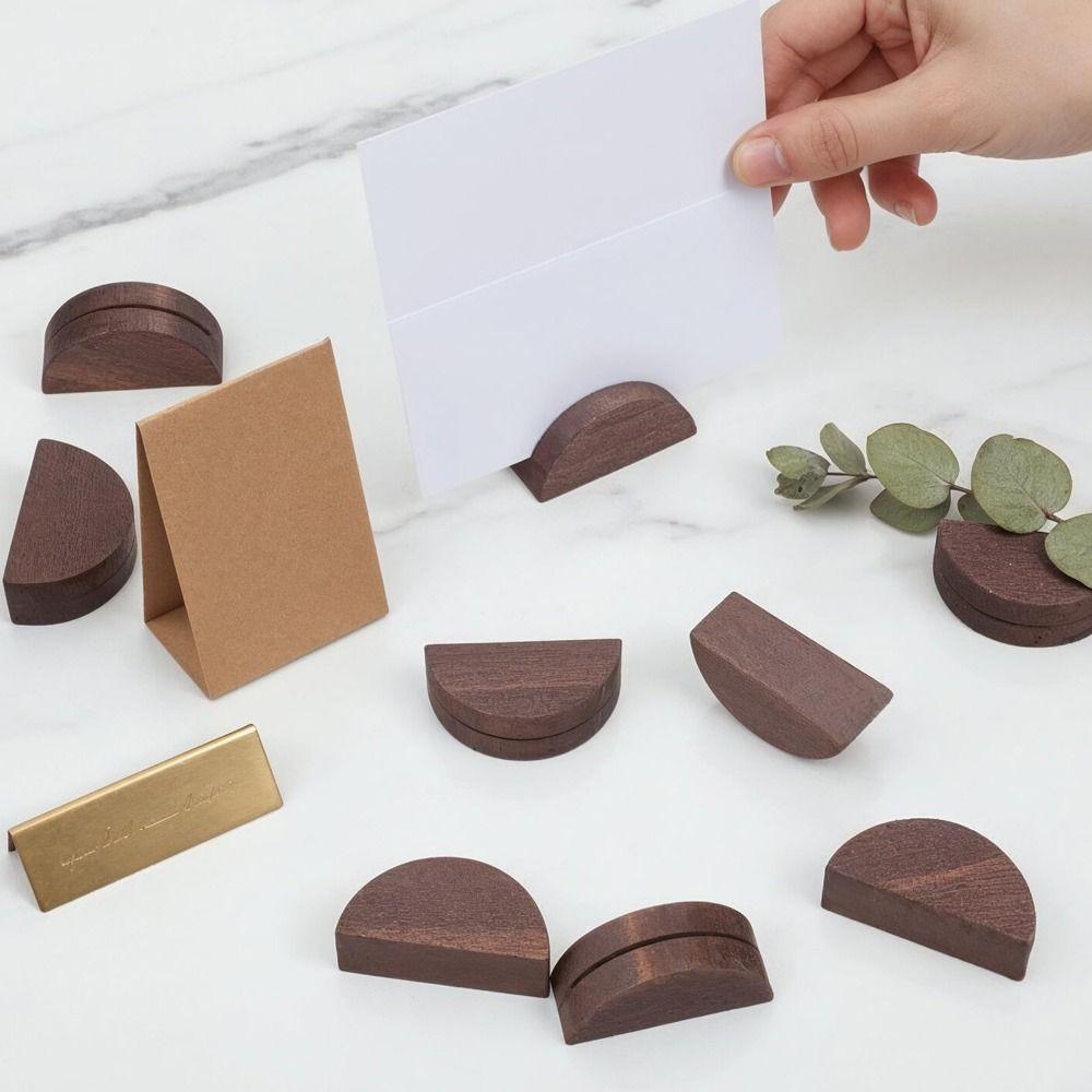 Lightweight Table Number Stands Multi-Shapes Table Name Holder Place Card Holders  Birthday Banquet