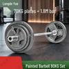 Longdeyue Painted Barbell Weightlifting Set