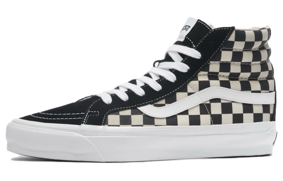 Sk8 Vans-Hi Reissue 38 Клетка - Черный Белый VN000CR02BO 39