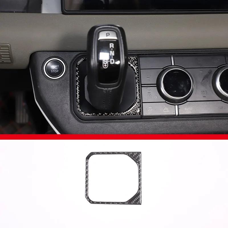 

Soft carbon fiber Car Center Console Decoration Car Door Decoration Stickers For Land Rover Defender 90 110 2020-24 Accessories