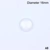 8-44 Mm Round Transparent Acrylic Plano-Convex Lens Flashlight Led Lens Focusing Torch Accessories Magnifying Glass Convex Lens