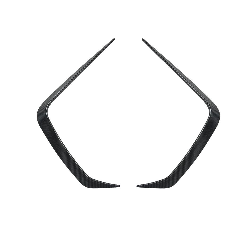 

Для BMW 2 Серии F44 M Sport 2020-2025 ABS материал из углеродного волокна Передний Воздушный Нож тренд наклейка на автомобиль аксессуары для экстерьера автомобиля