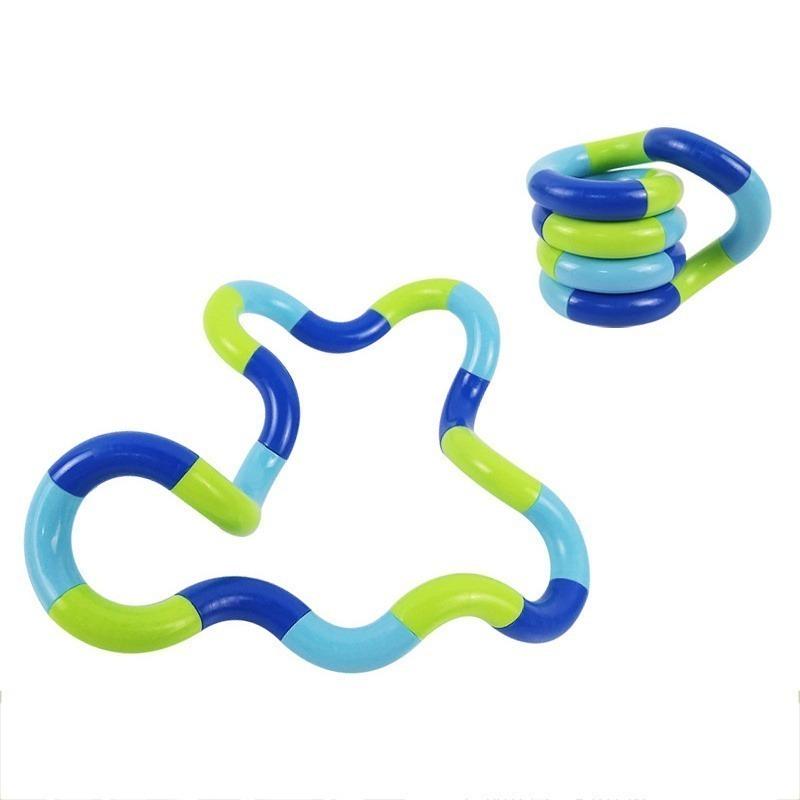 Tangle Fidget Flexible Twistable Decompression Toy Hand-Eye Coordination Training Relax Toy Anxiety Relief Heal for ADHD Autism