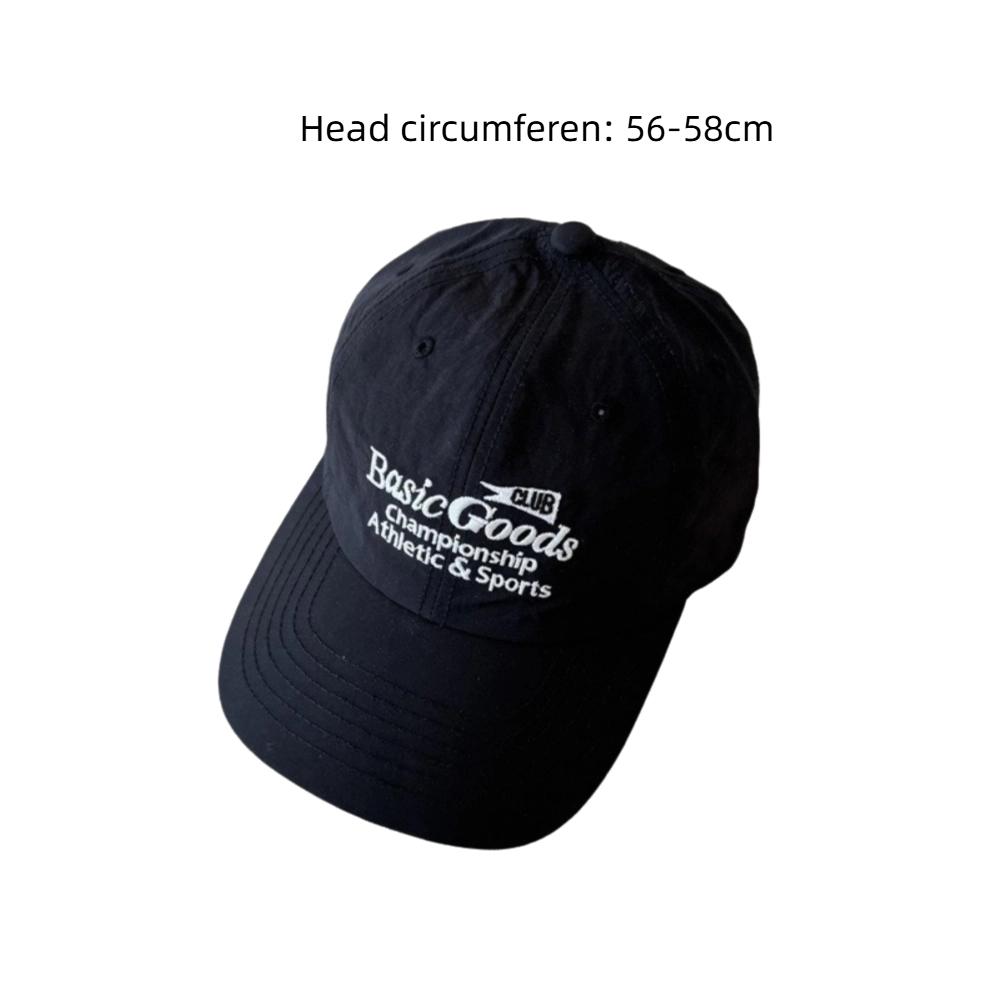 Quick-Drying Cloth Sun Hat Letter Embroidery Peaked Hat New Baseball Hat  Summer