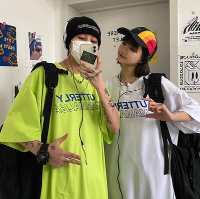Fashion T-shirt women's summer new trend ins student top Korean loose short-sleeved women's clothing