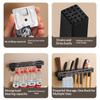 Stainless Steel Knife Holder Chopstick Holder Multi-Functional Knife Storage Rack Wall-Mounted Kitchen Rack