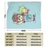 Soft BlanketsGirls Boys Travel Dr. Slumps Throw Blanket  Flannel Bedspread For Living Room Fashion Sofa Bed Cover