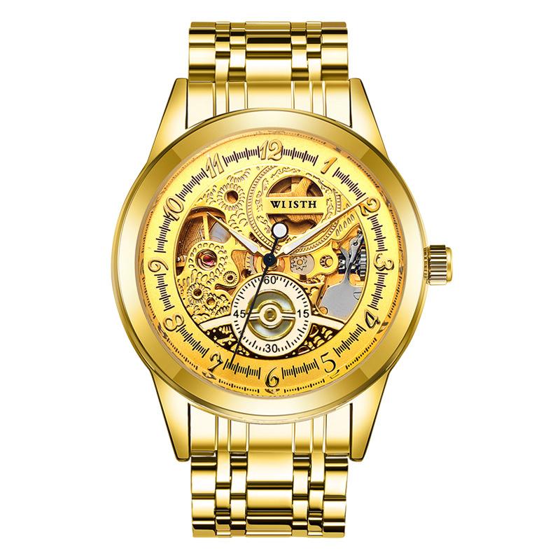 Wolis Automatic Mechanical Watch Gold Men S Watch Watch Automatic Mechanical Watch