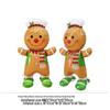 Large Standing Gingerbread Man & Snowman Christmas Tree Party Decoration Balloons