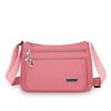 Sac bandoulière multicouche à plusieurs compartiments Sac léger en nylon pour femmes d'âge moyen Trajet
