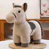 Horse Plush Doll Soft Stuffed Animal Toy Realistic Pony Desk Ornament Classic Birthday Gift for Children