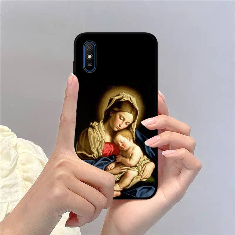 Custodia per telefono Vergine Maria e Cristo per Redmi 9A 8A 7A 7 6A 5A 5 Plus 4X S2 GO K20 K30 6 Note 8 9 Pro Cover