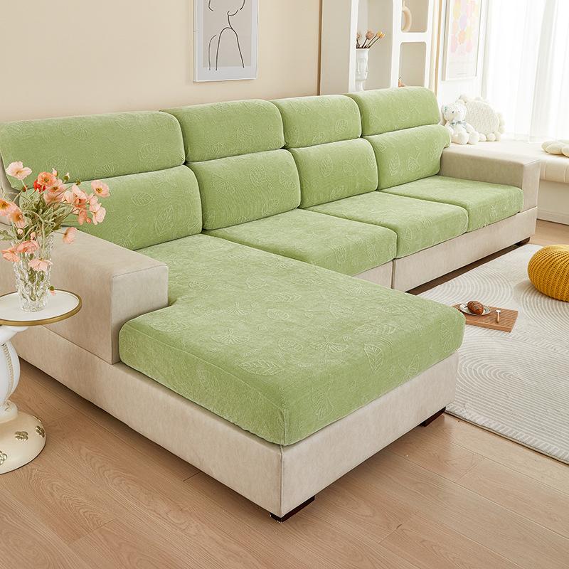 

Elastic Wool Skin-Friendly Printed Chenille Sofa Cover Universal Fit All-InJUEusive Four Seasons Soft Seat Cover 50-65cm*50-65cm*5-20cm