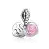 New 925 Silver Best Friend Soul Companion Dangle Charm Diy Fit Original Pendant Charm Bracelet Women Fashion Jewelry