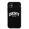 Dkny Dkhmn61Snyach Iphone 11 / Xr 6.1Czarny/Black Hardcase Liquid Silicone White Printed Logo Magsafe