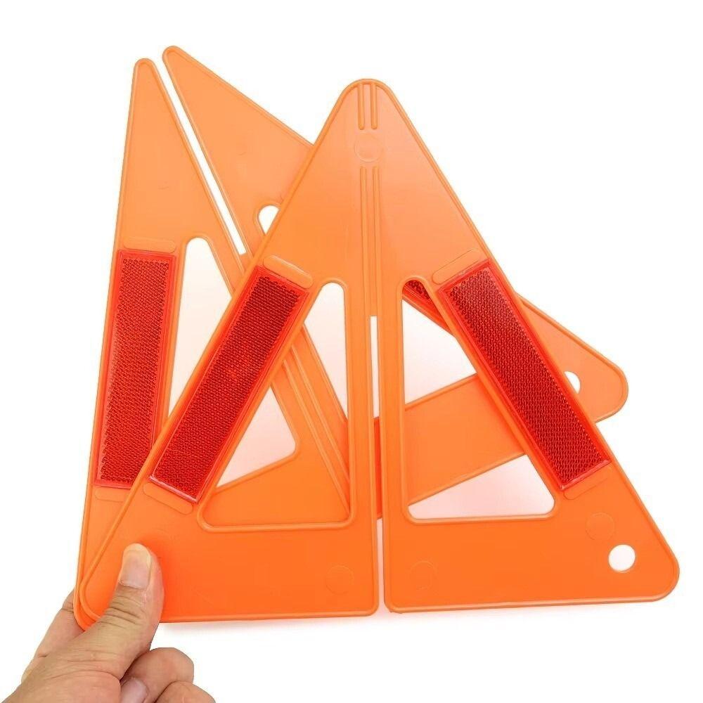 Foldable Car Emergency Breakdown Warning Red Stop Sign Reflector Car Accessories