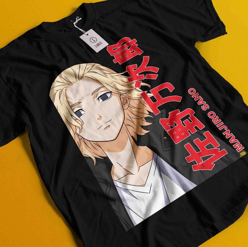 

Футболка Tokyo Revengers Футболка Мандзиро Сано Футболка Такэмичи Ханагаки Футболка Кен Хаккай 3XL