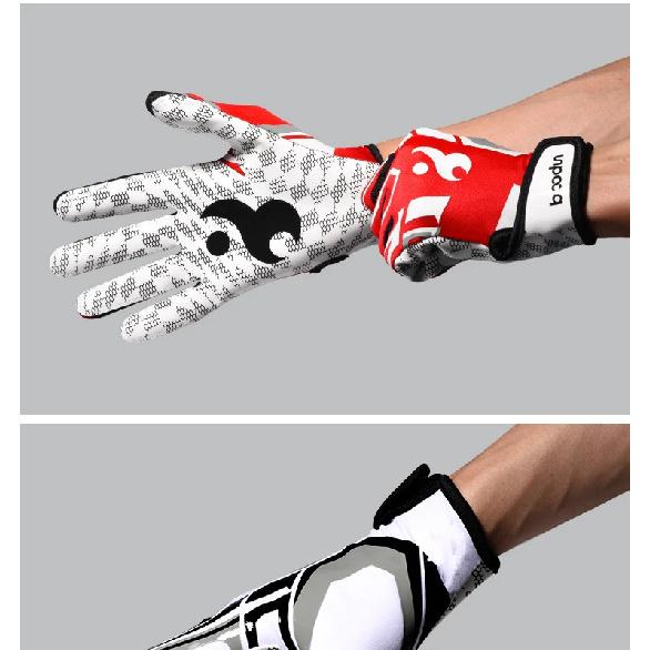 Football Gloves with Padding Receiving Gloves with Adhesive Padding Indoor Football Gloves Rugby and Baseball Hitting Glove 1071