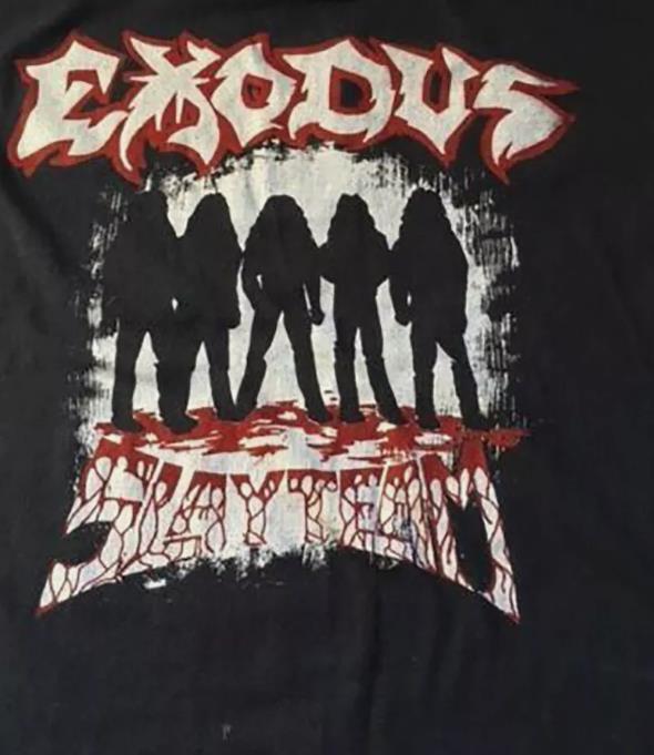 EXODUS SHIRT Хлопковая футболка с коротким рукавом, черная, все размеры, новая унисекс футболка M