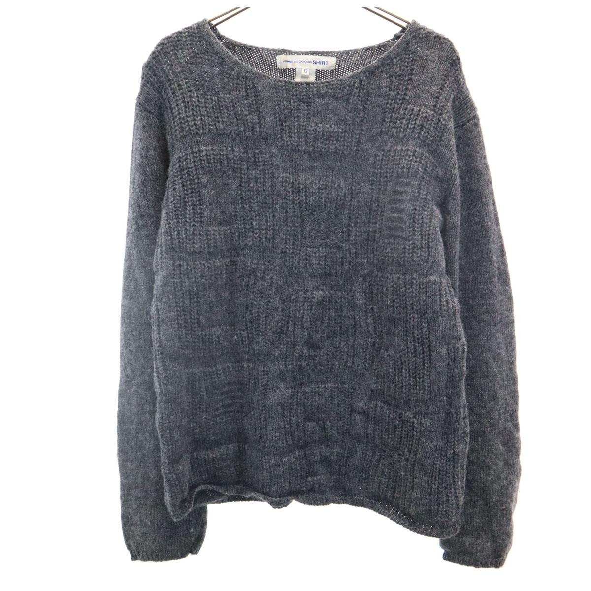 

COMME des GARCONS SHIRT Сделано в Японии шерсть Свитер с длинным рукавом XS вязаный Мужской Б/у