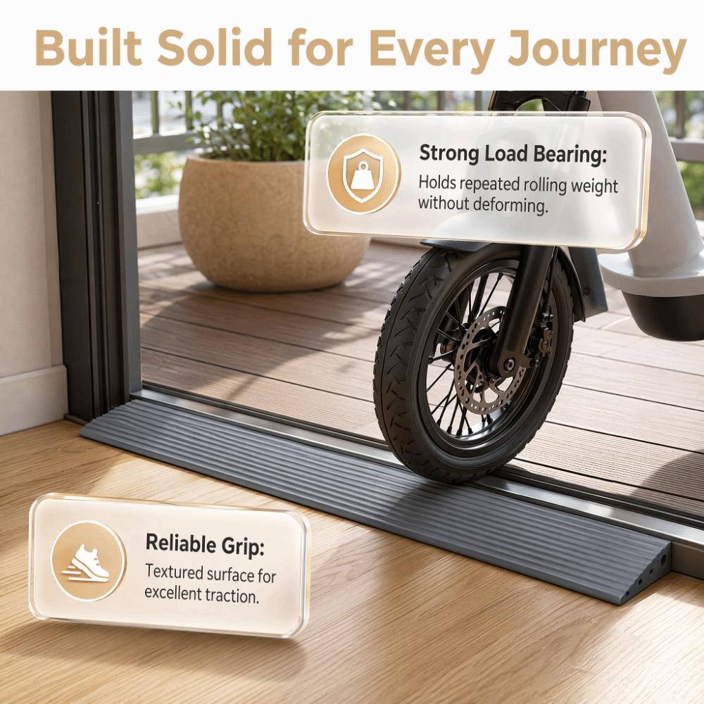1M Self-adhesive Threshold Ramp Bendable Door Sill Pad Robot Vacuum Pass