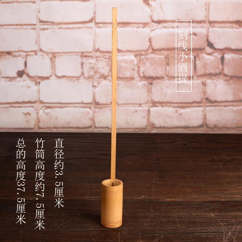 Chinese Style Handmade Natural Bamboo Wooden Tea Scoop Long Handle Water Tea Spoon Teaware Table Decor Kitchen Tool 2025 New