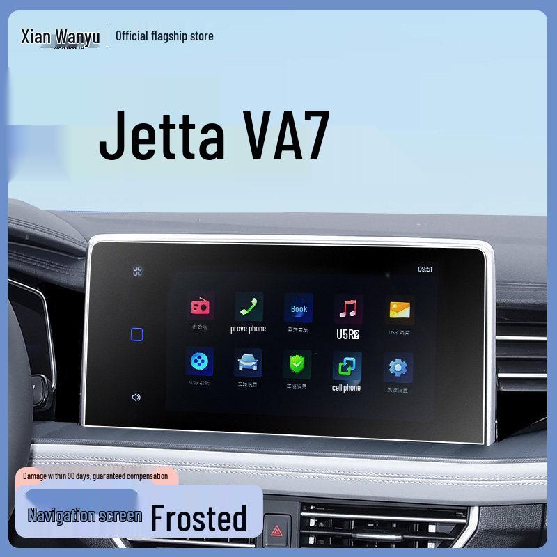 Volkswagen Jetta VA7 Center Console Tempered Glass Screen Protector & Navigation Sticker
