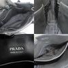 Used PRADA Tote Bag concept Nylon/leather black Shoulder