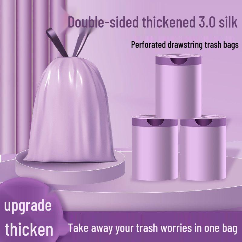 Ice Berry Extra Thick Drawstring Trash Bags for Kitchen & Dorm