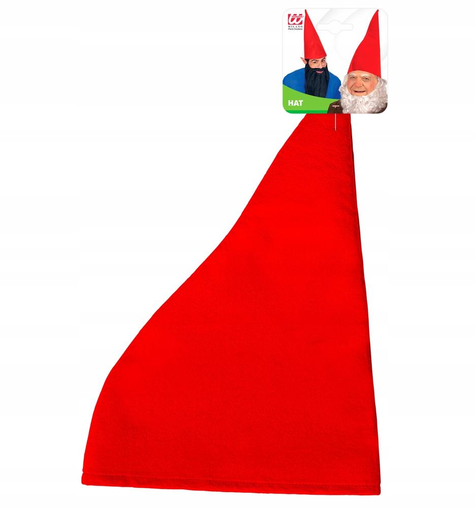 Czapka Czapeczka Papa Smerf Skrzat Krasnal Gnom Elf Czerwona Przebranie